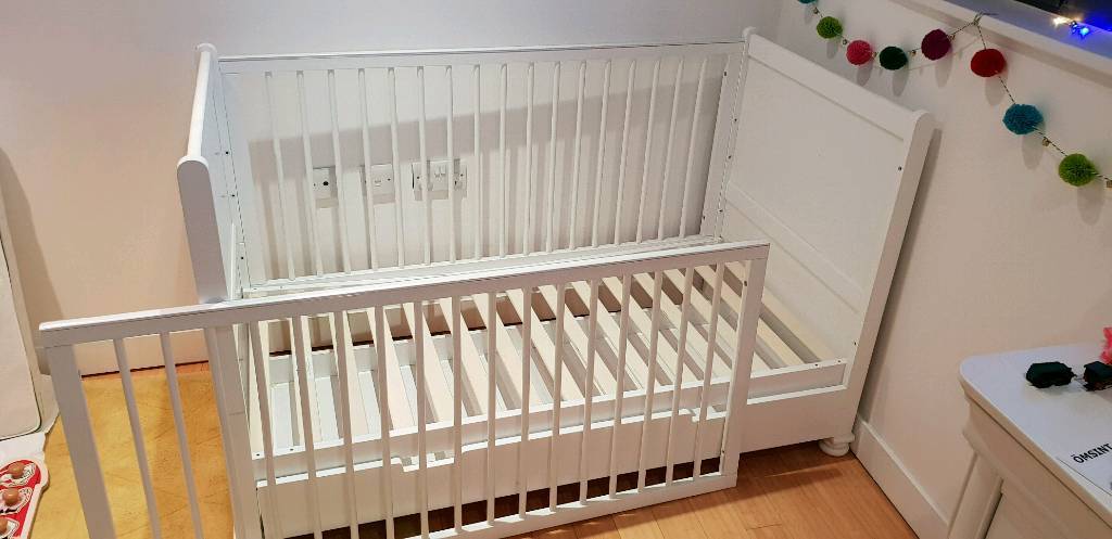 hampton cot bed white